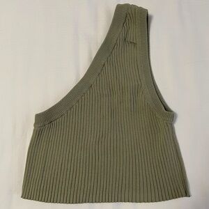 zara one shoulder top